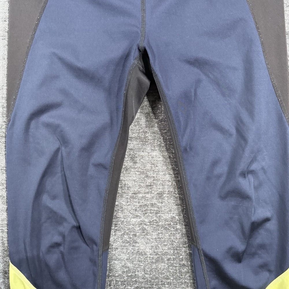 Athleta Tights Womens M Black Colorblock Sonar‎ 7/8 Athletic Tight Active 457400 - Picture 11 of 16